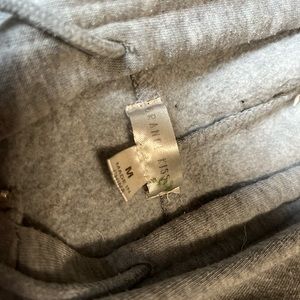 Gray, baggy sweatshirt